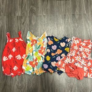 Carter’s 9 month rompers/dress lot